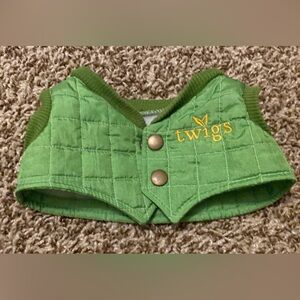 Green Quilted Doll Vest